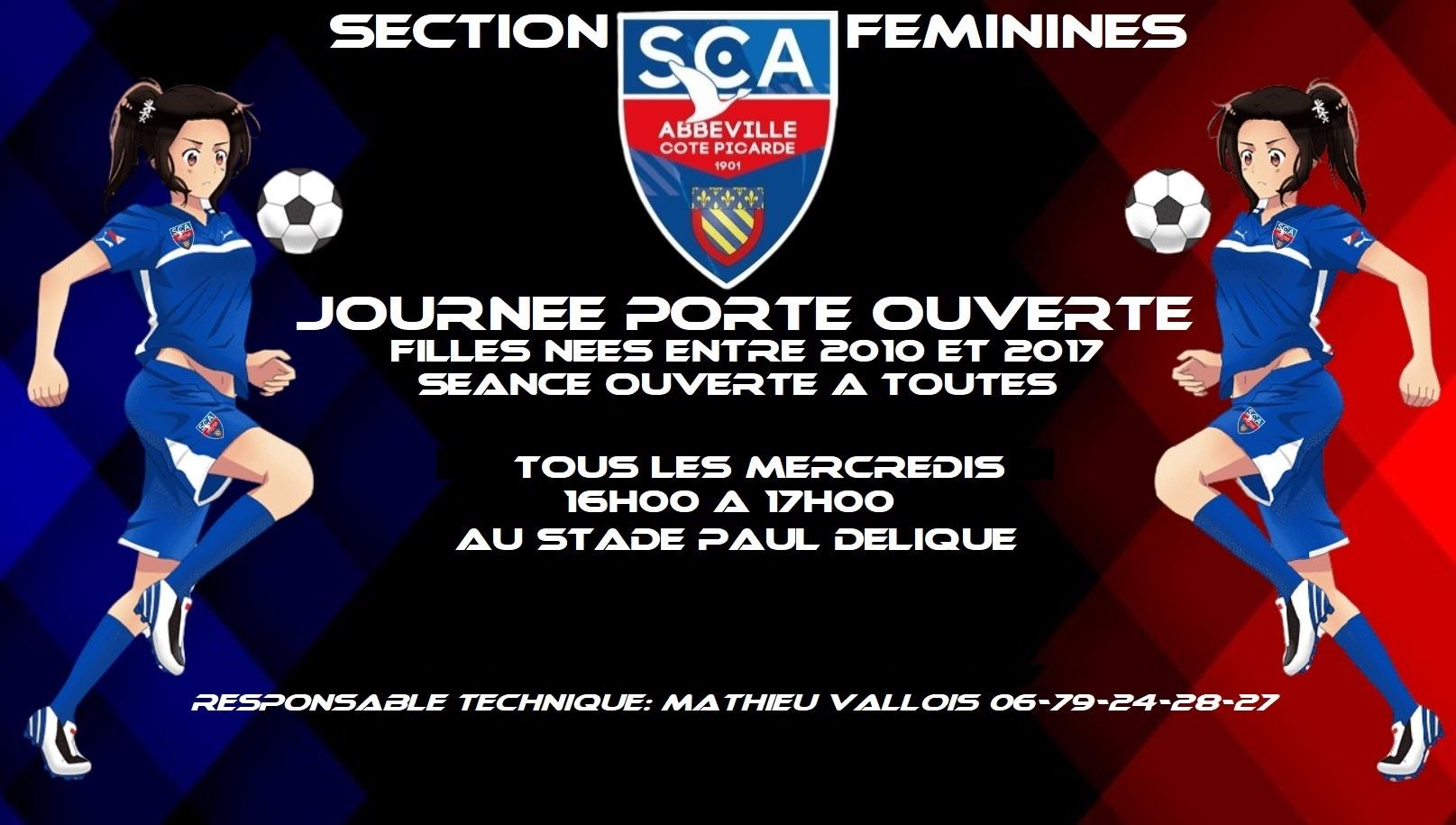 Section Féminine : Porte ouverte